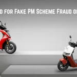 this is the image of Man Arrested for Fake PM Scheme Fraud on EV Scooter