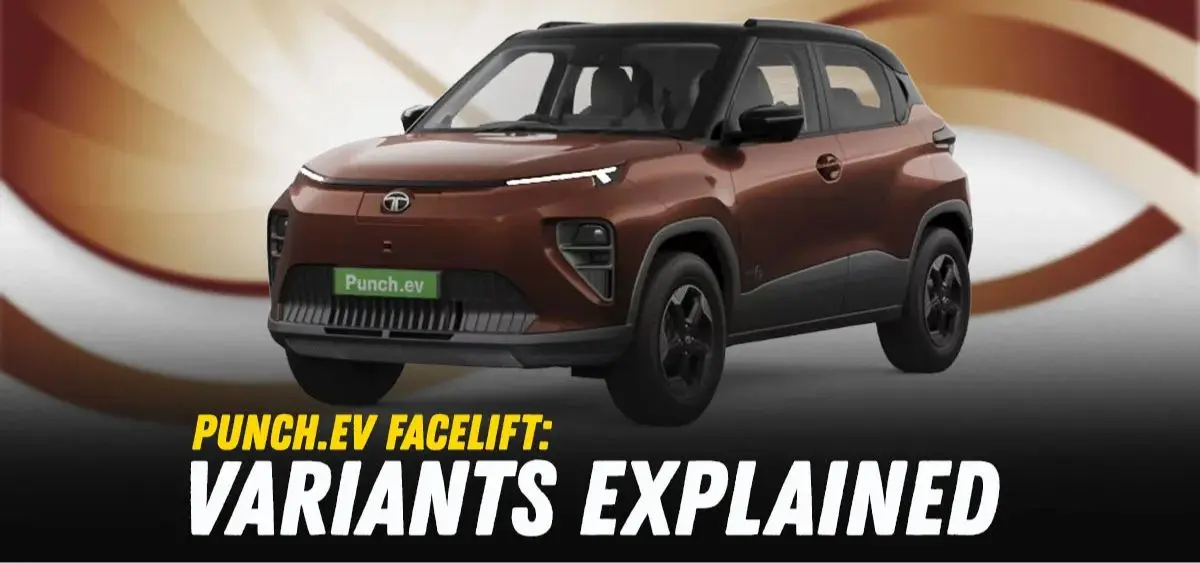 this is the image of Tata Punch EV Facelift 2026 Variants