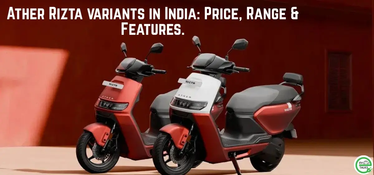this is the image of Ather Rizta variants in India