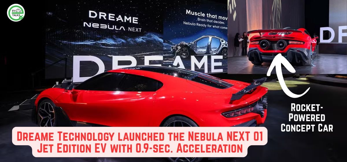this si the image of Dreame technology launched the Nebula NEXT 01 Jet Edition EV
