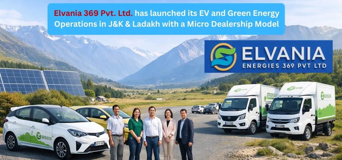 this is the image of Elvania has launched its EV.