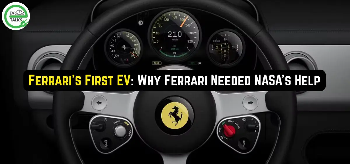 this is the image of Ferrari's First EV: Why Ferrari needed NASA's Help
