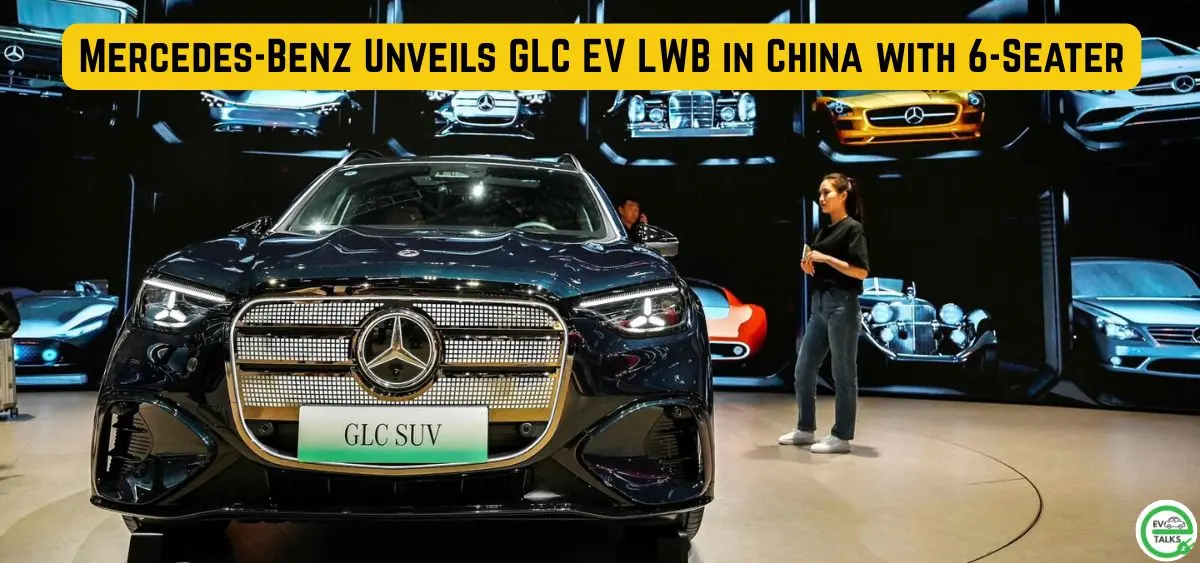 this is the image of Mercedes-Benz Unveils GLC EV LWB in China with 6 Seats