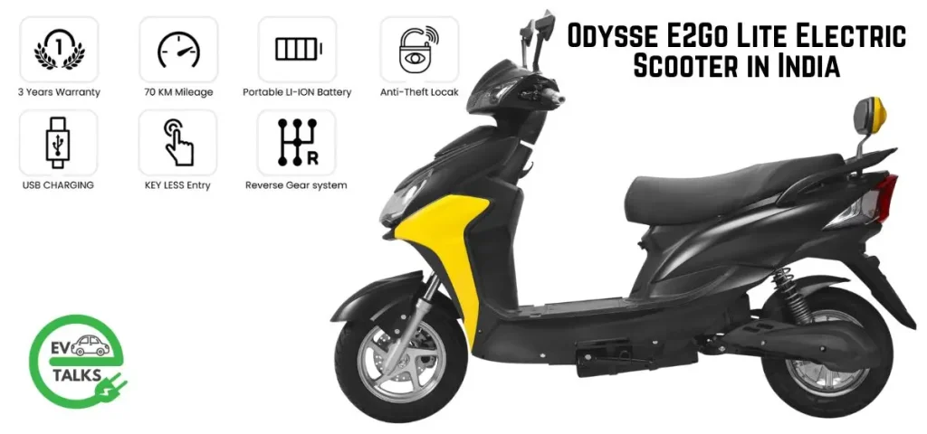 this is the image of Odysse E2Go Lite Electric Scooter in India