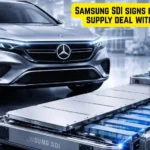 this is the image of Samsung SDI signs its first EV battery supply deal with Mercedes-Benz