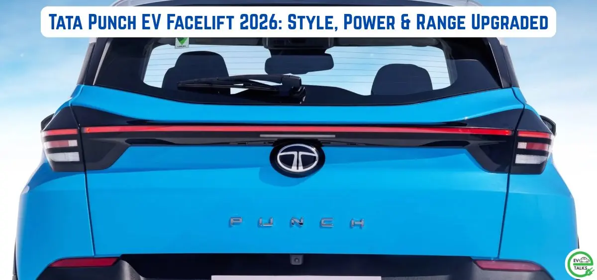 This is the image of Tata Punch EV Facelift 2026
