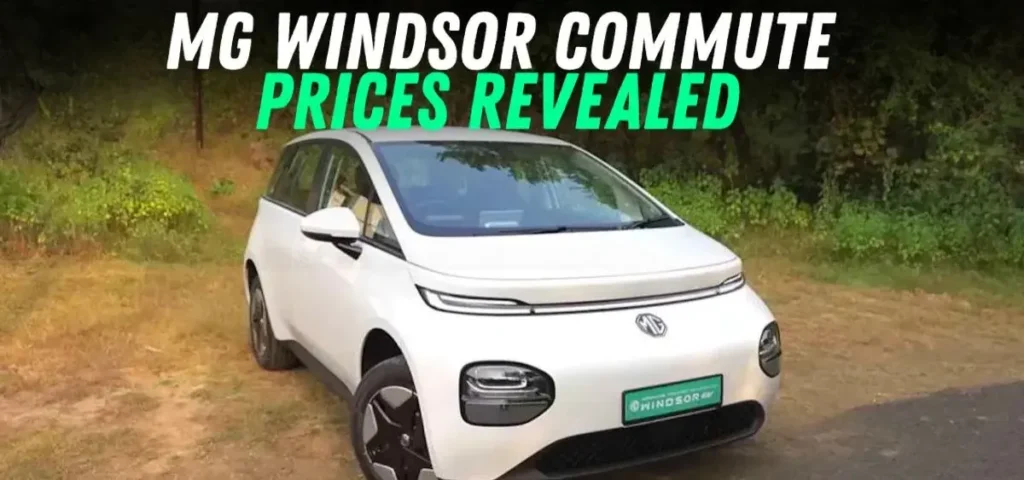 this is the image of JSW MG Motor India launches the Windsor EV Commute variant