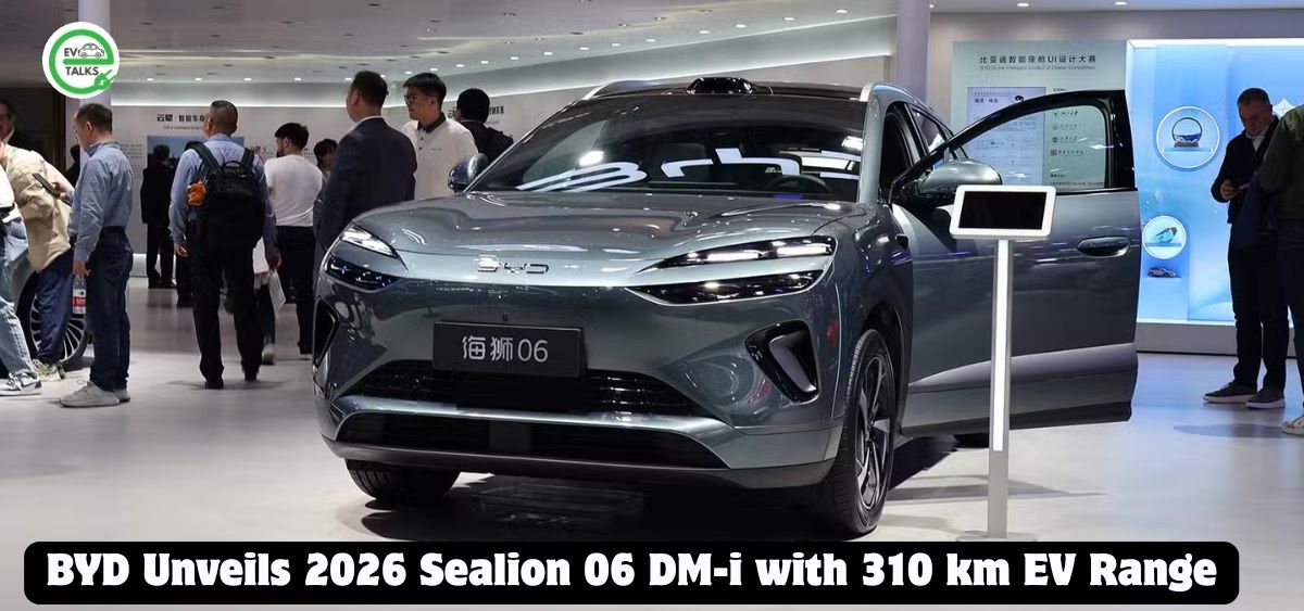 this is the image of BYD Unveils 2026 Sealion 06 DM-i with 310 km EV Range