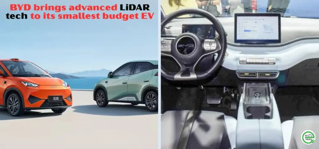 this is the image of BYD brings advanced LiDAR tech to its smallest budget EV
