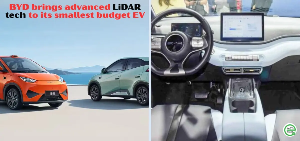this is the image of BYD brings advanced LiDAR tech to its smallest budget EV