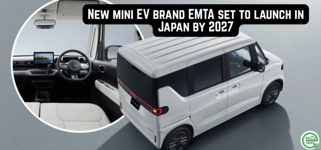 this is the image of New mini EV brand EMTA set to launch in Japan by 2027