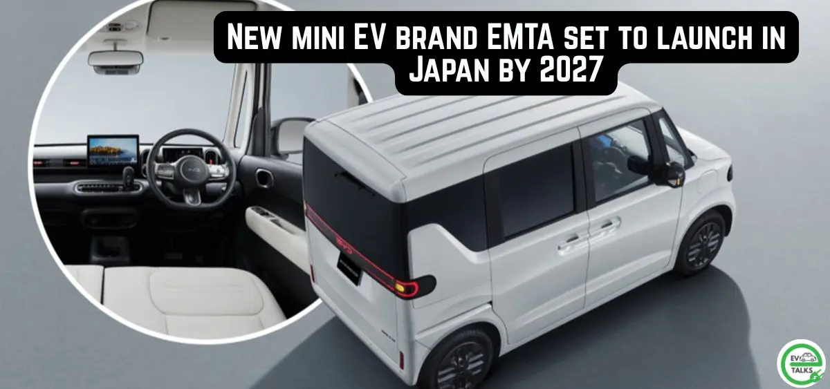 this is the image of New mini EV brand EMTA set to launch in Japan by 2027