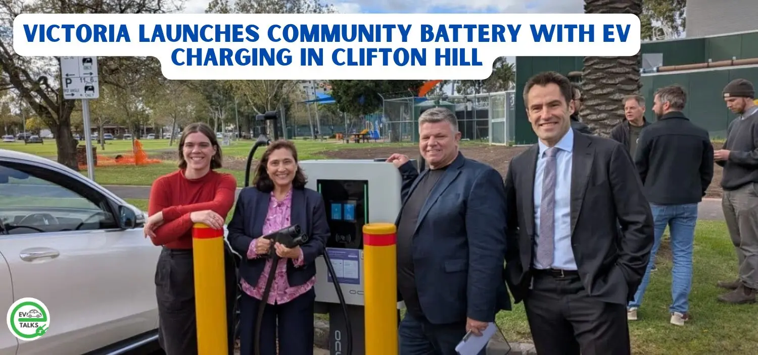 this is the image of Victoria launches community battery with EV charging in Clifton Hill