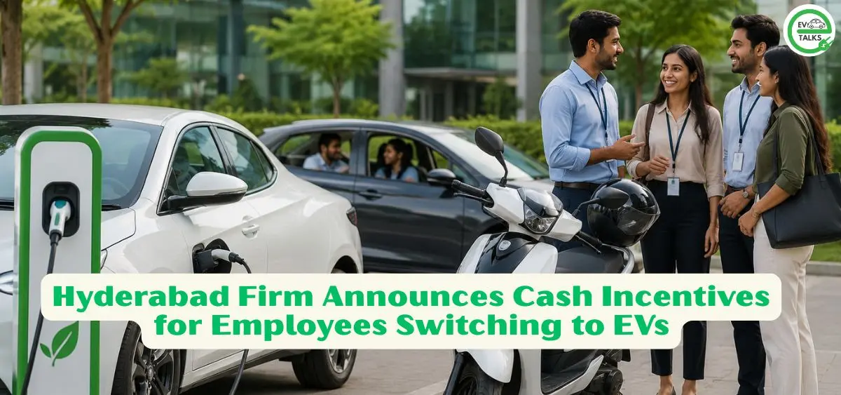 this is the image of Hyderabad Firm Announces Cash Incentives For EV Employees