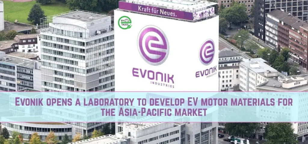 this is the image of Evonik opens a laboratory to develop EV motor materials