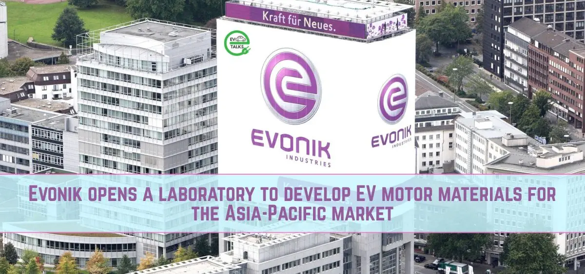 this is the image of Evonik opens a laboratory to develop EV motor materials