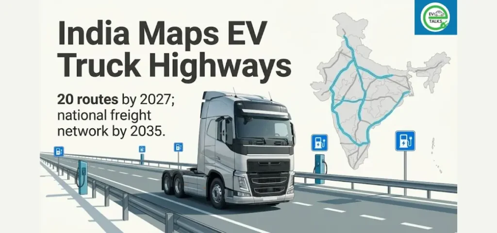 THIS IS THE IMAGE OF India Launches First National EV Freight Highway Framework