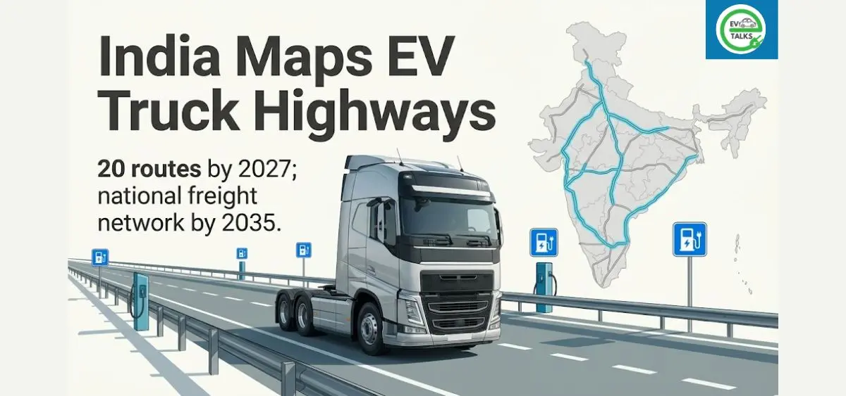 THIS IS THE IMAGE OF India Launches First National EV Freight Highway Framework