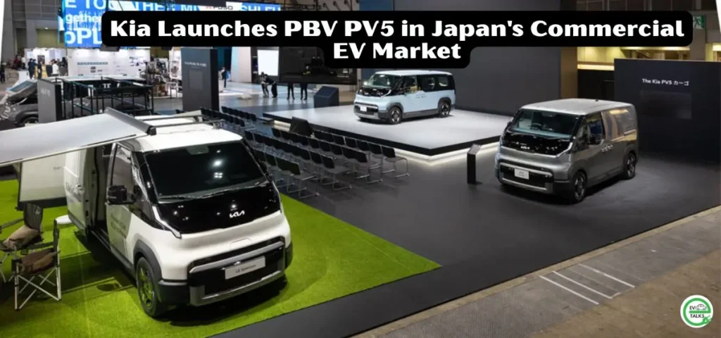 this is the image of Kia Launches PBV PV5 in Japan's Commercial EV Market