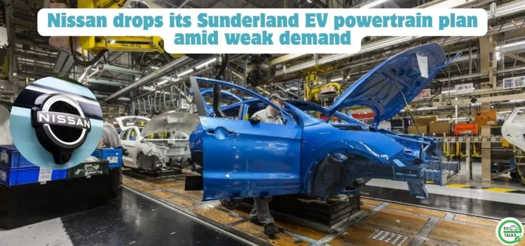 this is the image of Nissan's unit scraps its plan to make EV powertrains
