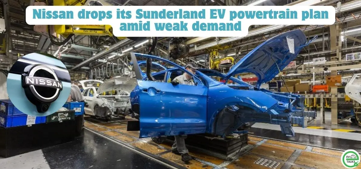 this is the image of Nissan's unit scraps its plan to make EV powertrains