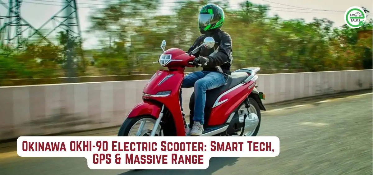 this is the image of Okinawa OKHI-90 Electric Scooter