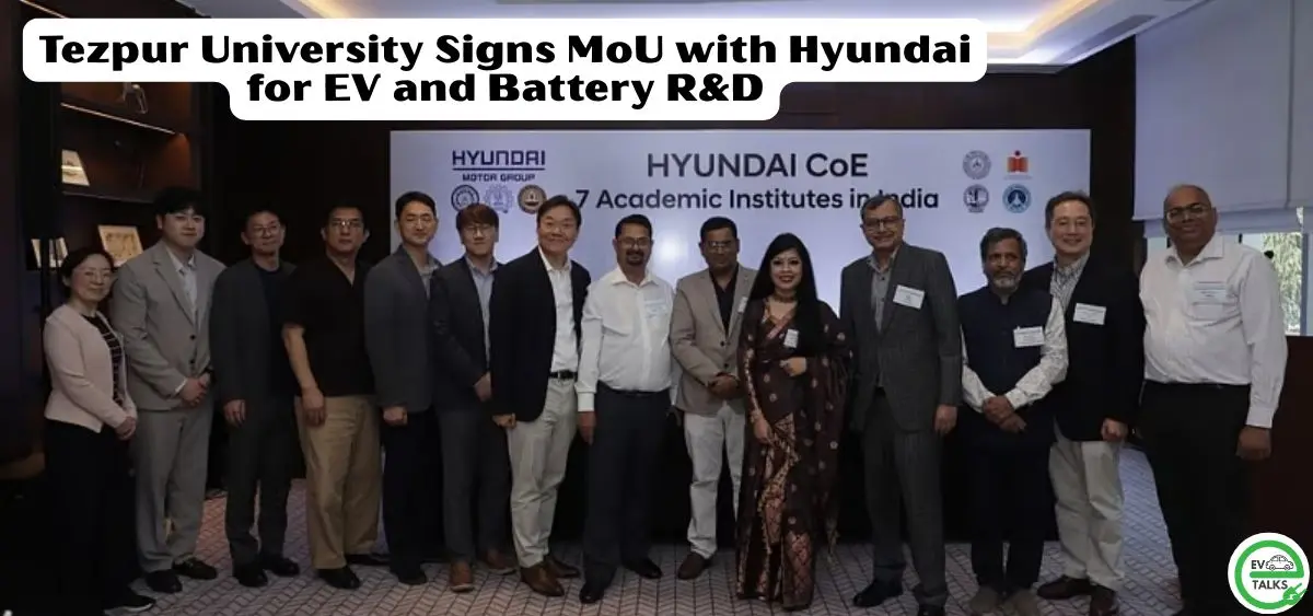 this is the image of Tezpur University Signs MoU with Hyundai