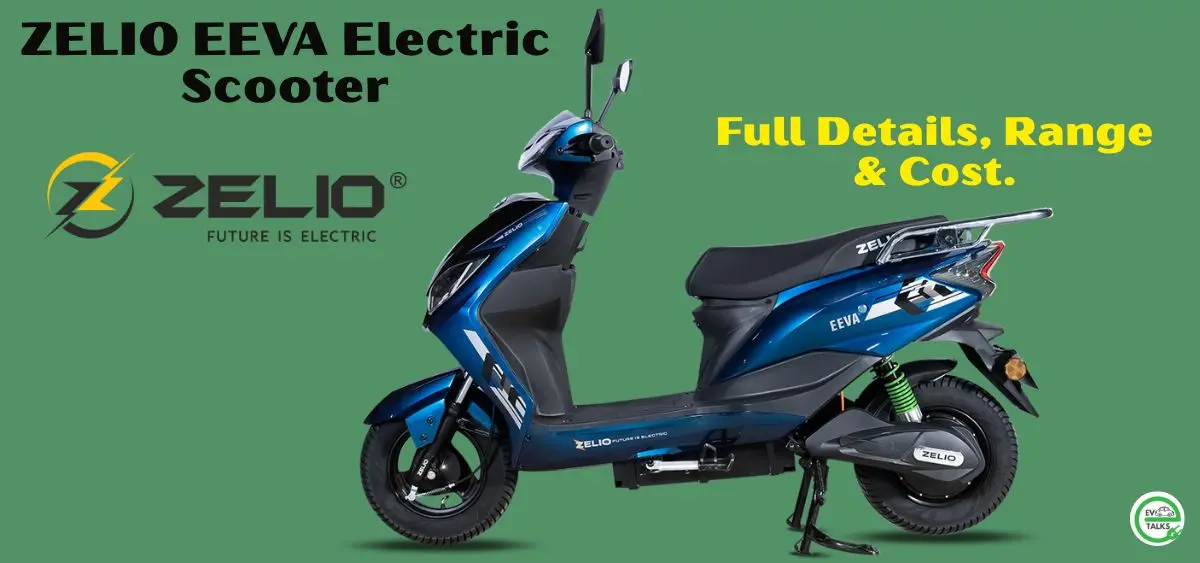 this is the image of ZELIO EEVA Electric Scooter in India