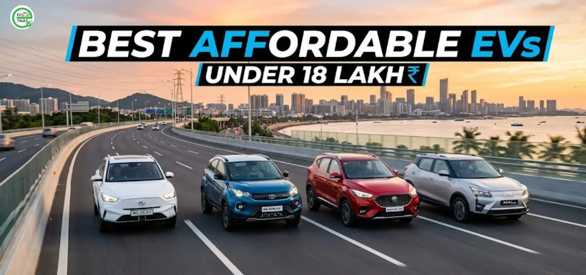 this is the image of Best Affordable EVs under 18 Lakh in India