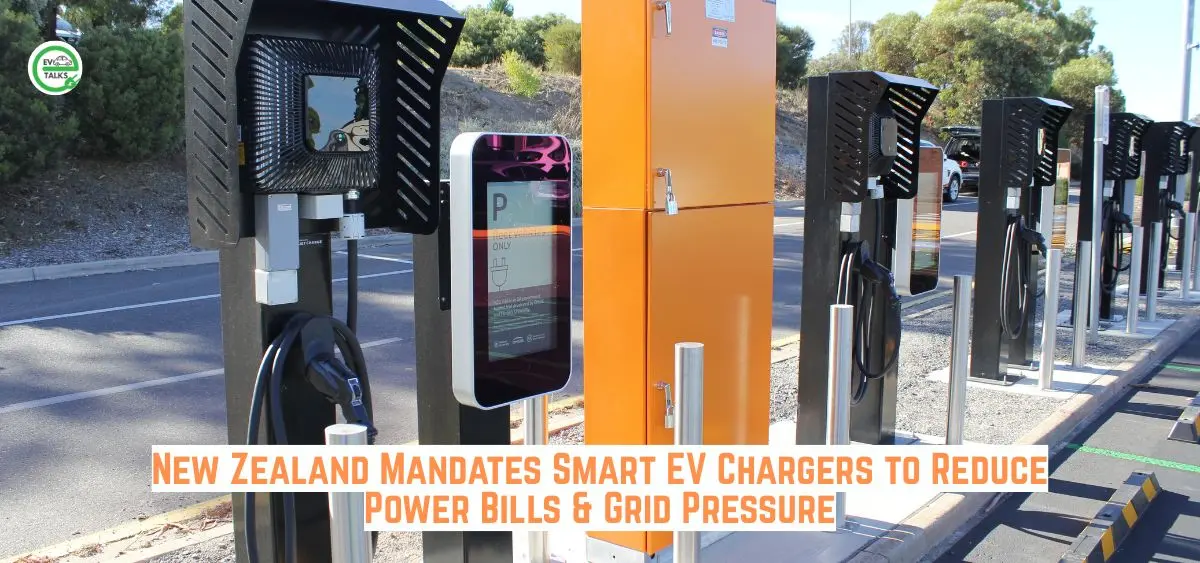 this is the image of New Zealand Mandates Smart EV Chargers