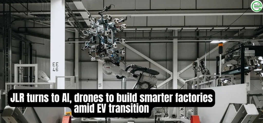 this is the image of JLR turns to AI and drones