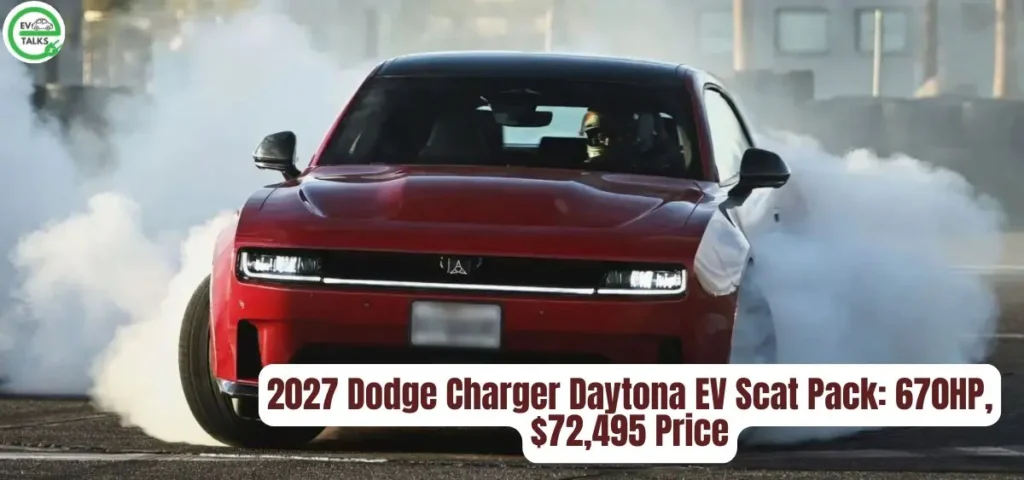this is the image of 2027 Dodge Charger Daytona EV Scat Pack