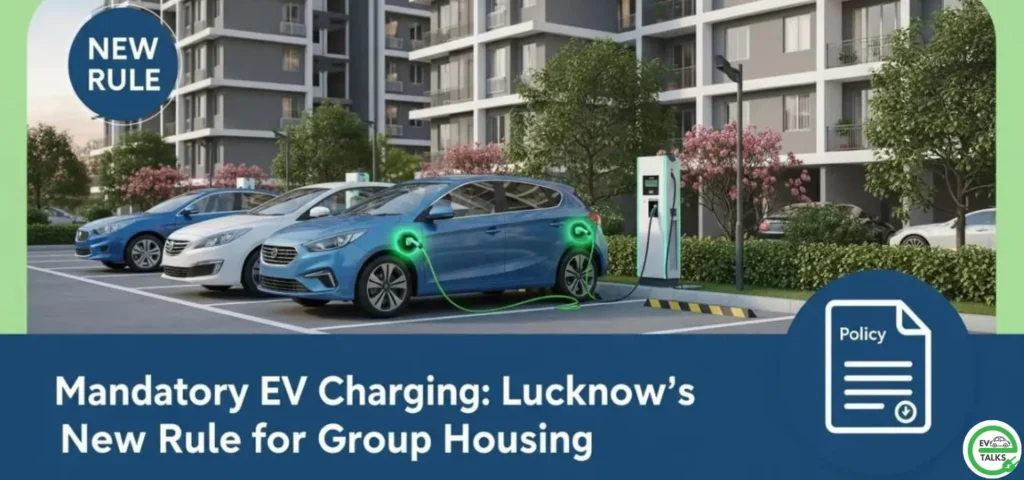 this is the image of LDA plans to install EV charging in all upcoming housing projects.