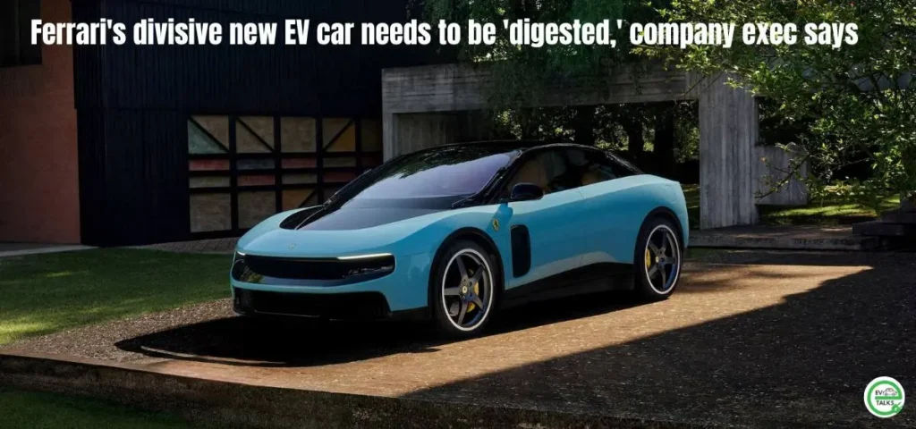 this is the image of Ferrari's divisive new EV car needs to be 'digested'