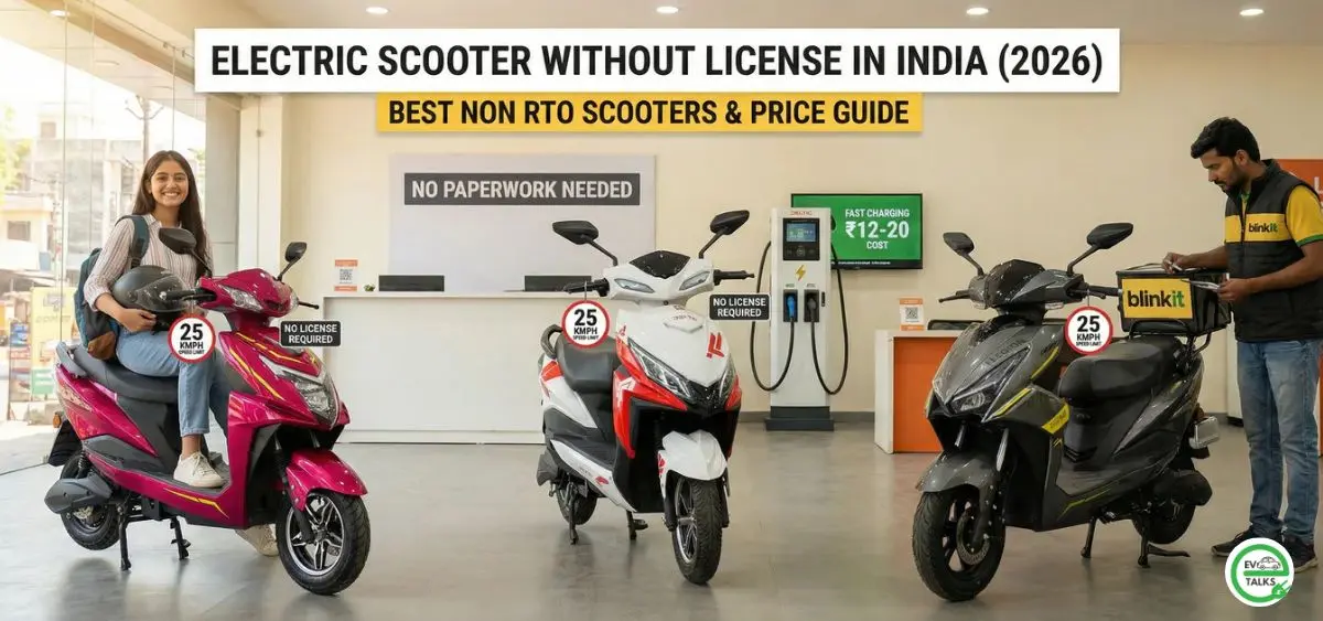 this is the image of the Best Electric Scooter Without License in India