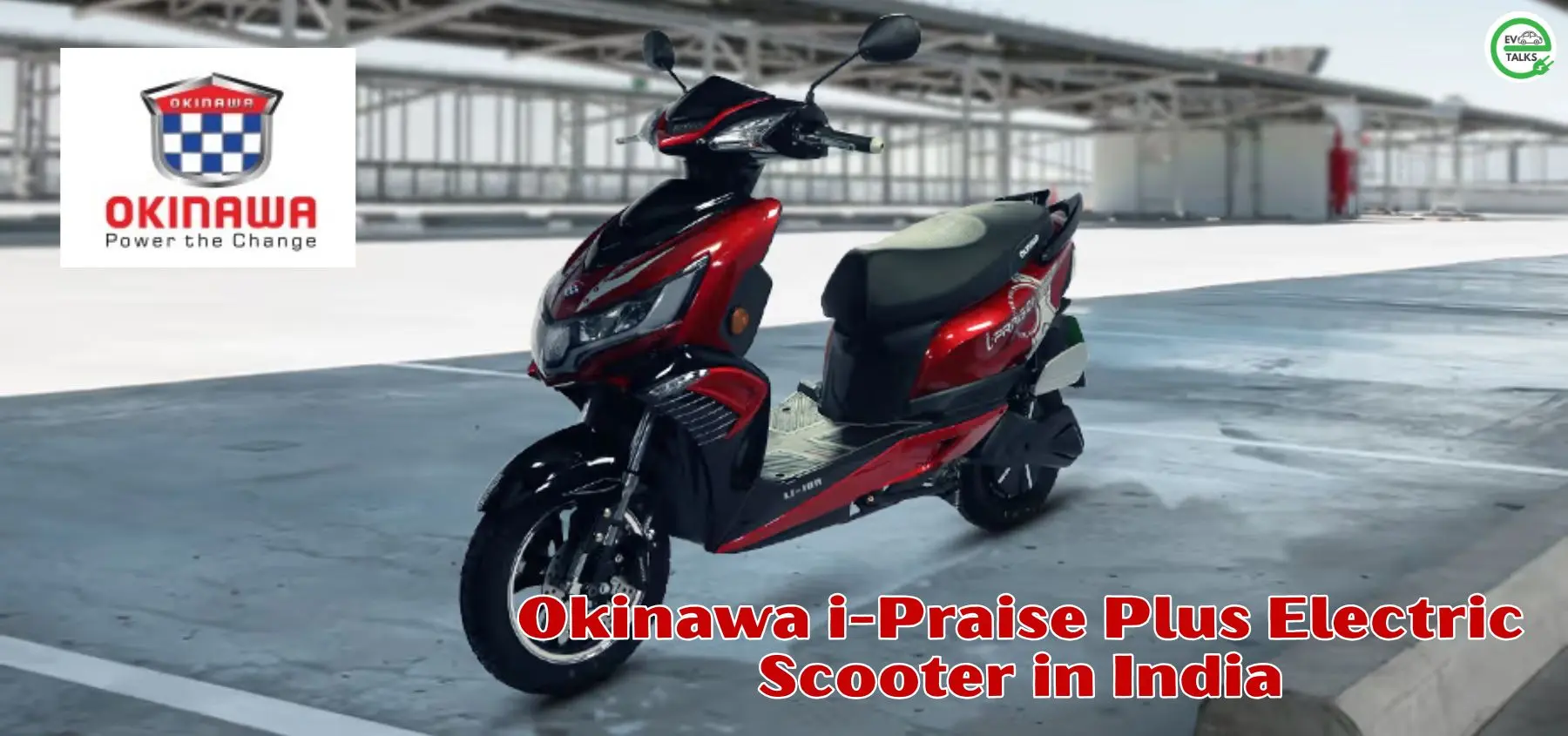 this is teh image of Okinawa i-Praise Plus Electric Scooter in India