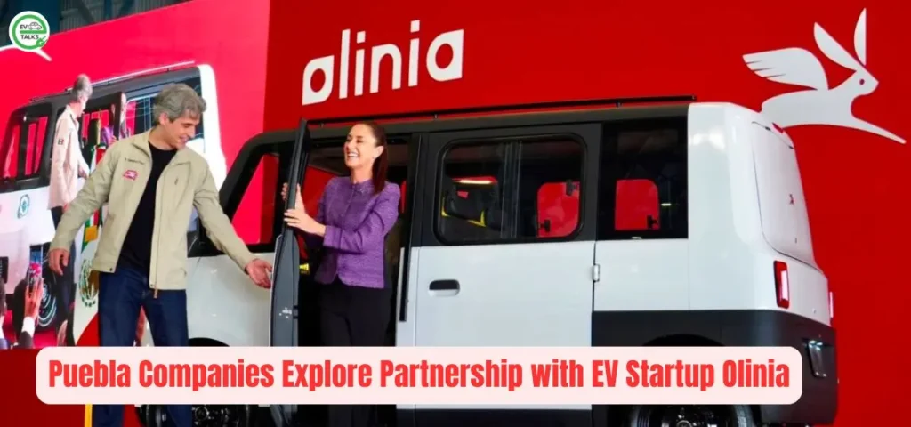 this is the image of Puebla’s automotive Explore Partnership with EV Startup Olinia