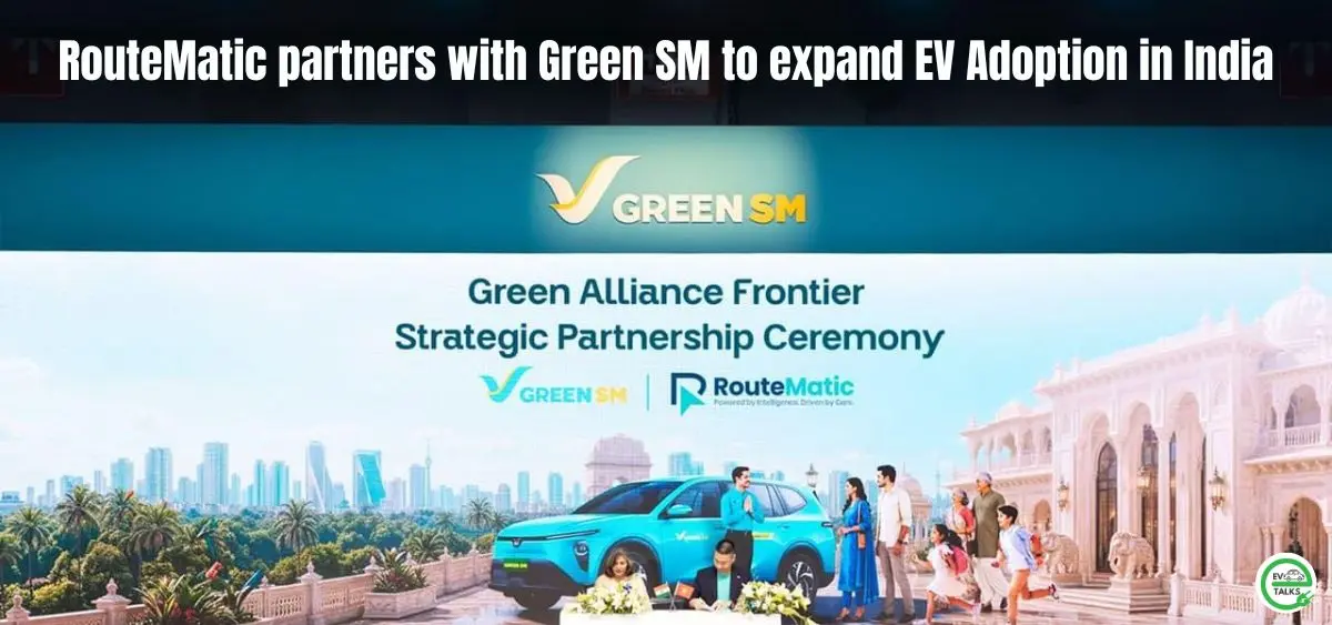 this is the image of RouteMatic partners with Green SM