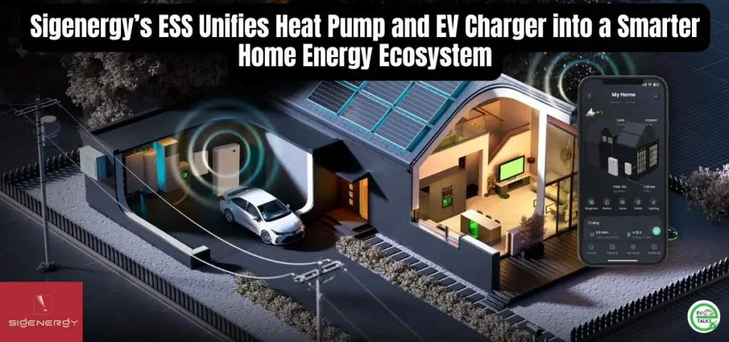 this is the image of Sigenergy’s ESS Unifies Heat Pump & EV Charger