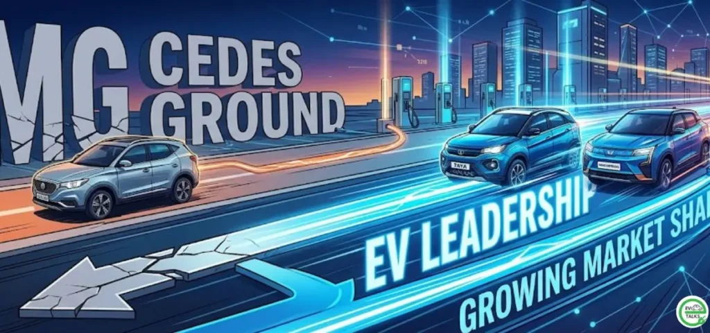 this is the image of MG cedes ground to Tata, Mahindra in EV market
