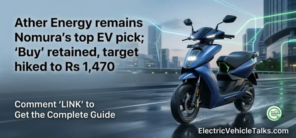 this is the image of Ather Energy Becomes Nomura’s Top EV Pick