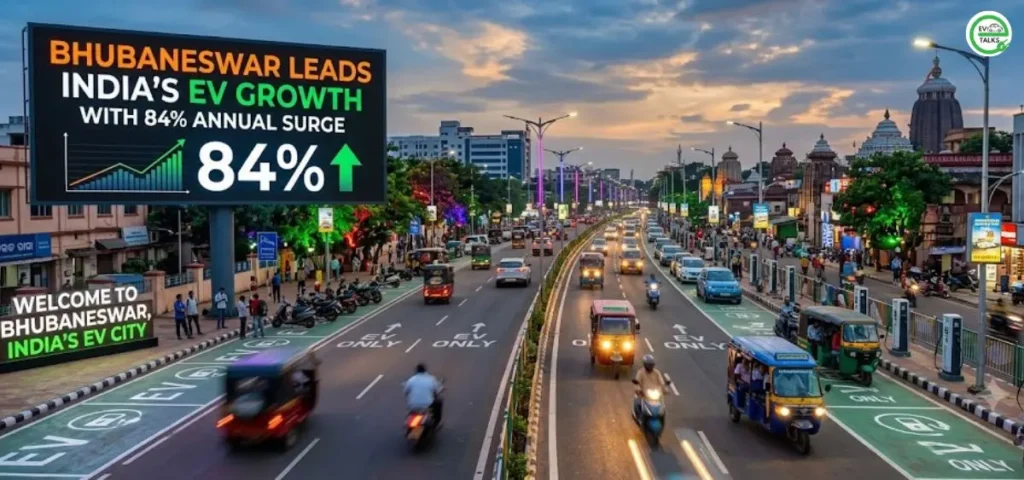 this is the image of Bhubaneswar Leads India's EV Growth