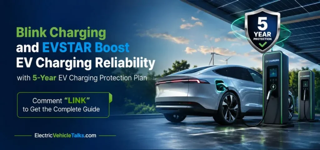 this is the image of Blink Charging and EVSTAR Boost EV Charging Reliability