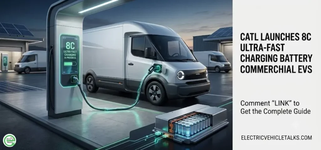 this is the image of CATL launches 8C ultra-fast charging battery for commercial EVs