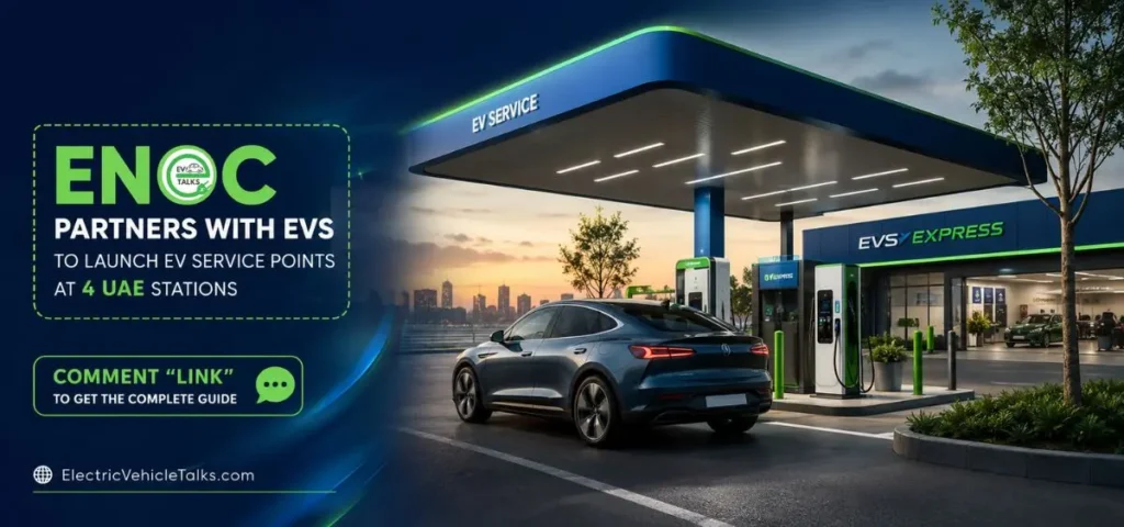 this is the image of ENOC partners with EVS