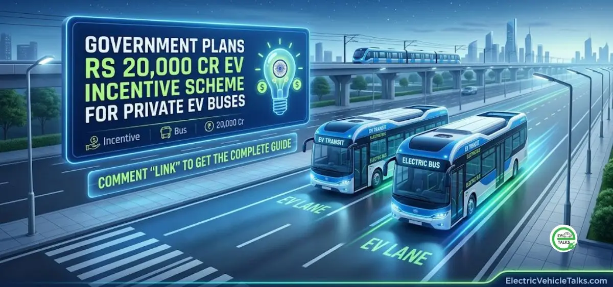 this is the image of Government plans a Rs 20000 cr EV incentive scheme for private EV buses