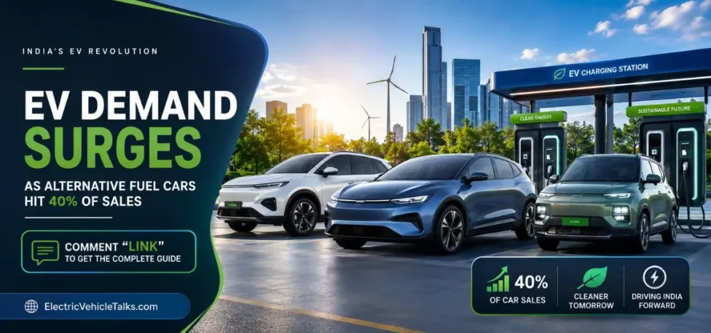 this is the image of EV Demand Surges as Alternative Fuel Cars Hit 40% of Sales