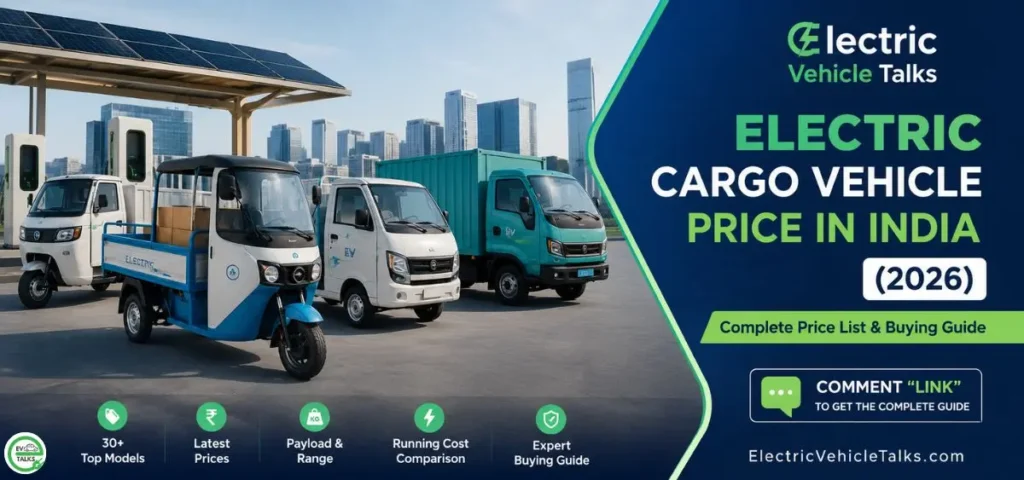 this is the image of Electric Cargo Vehicle Price in India