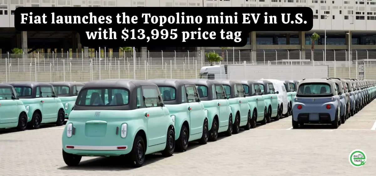 this is the image of Fiat launches the Topolino mini EV