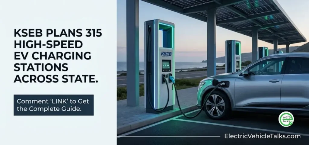 this is the image of KSEB plans 315 high-speed EV charging stations
